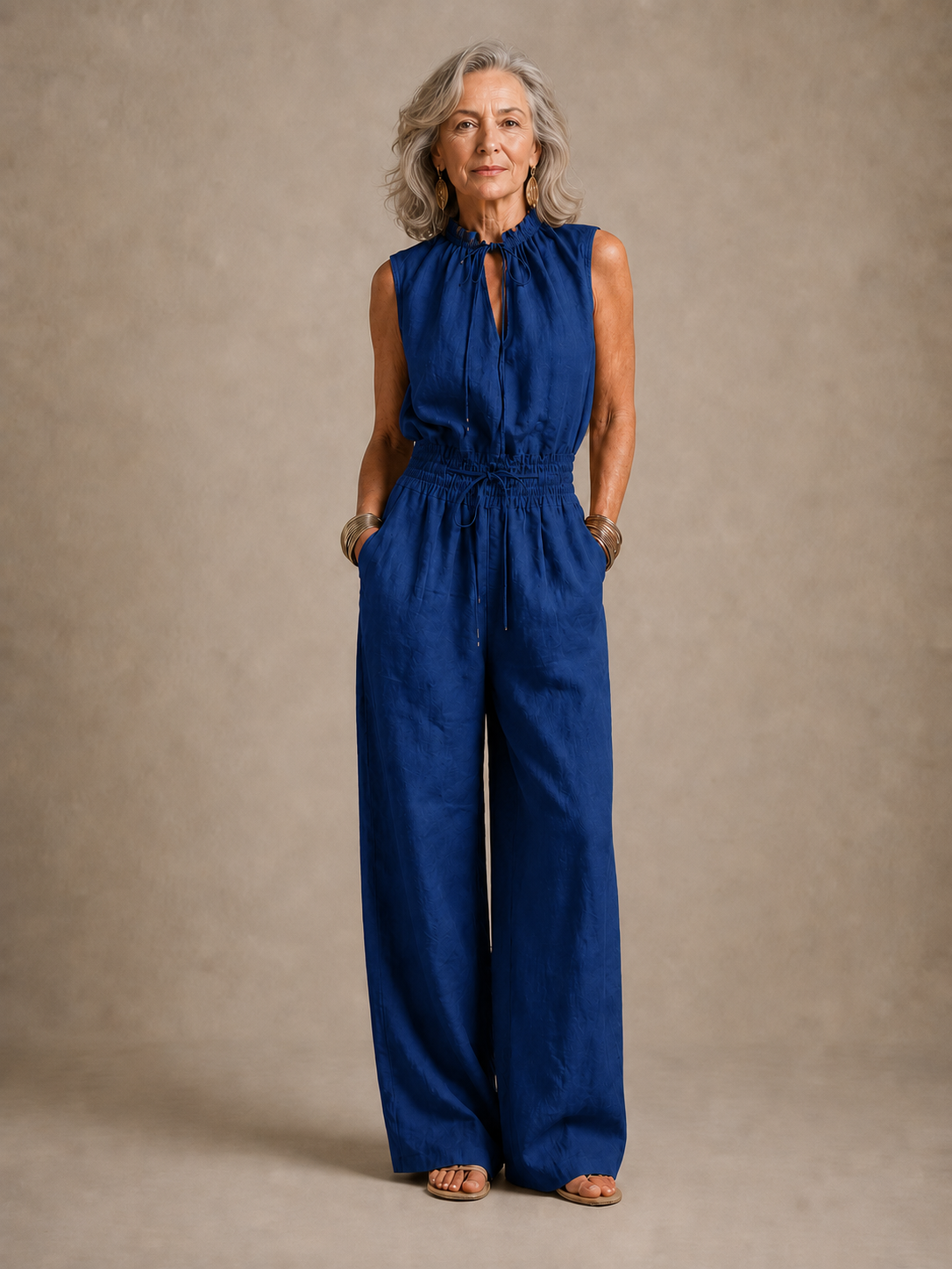 Zenaide | Mono camel de pierna ancha