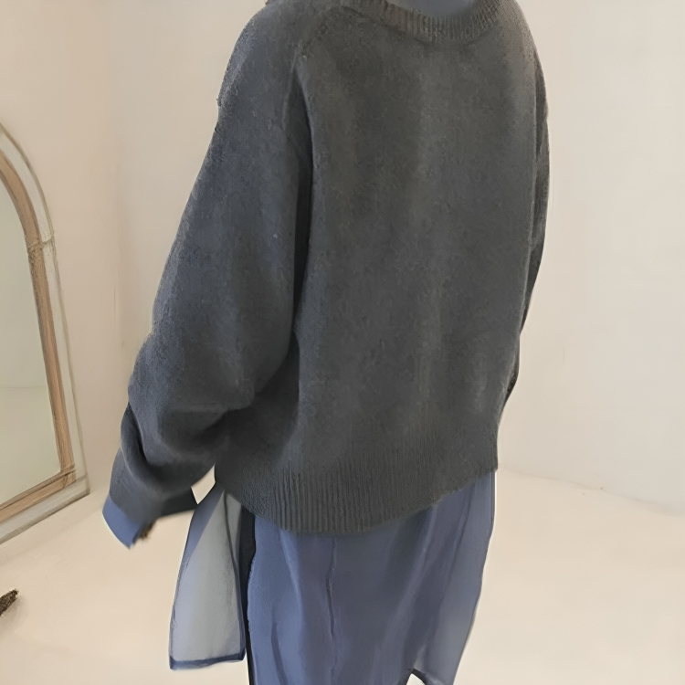 LUNA | Cardigan à boutons asymétriques
