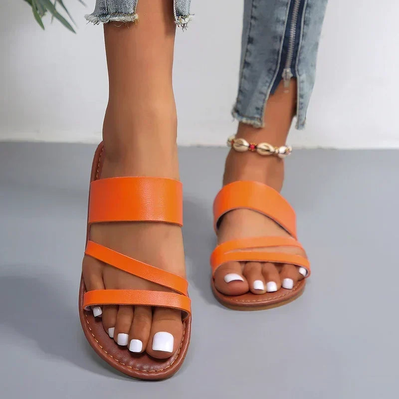 Pamela | Sandalias planas casuales