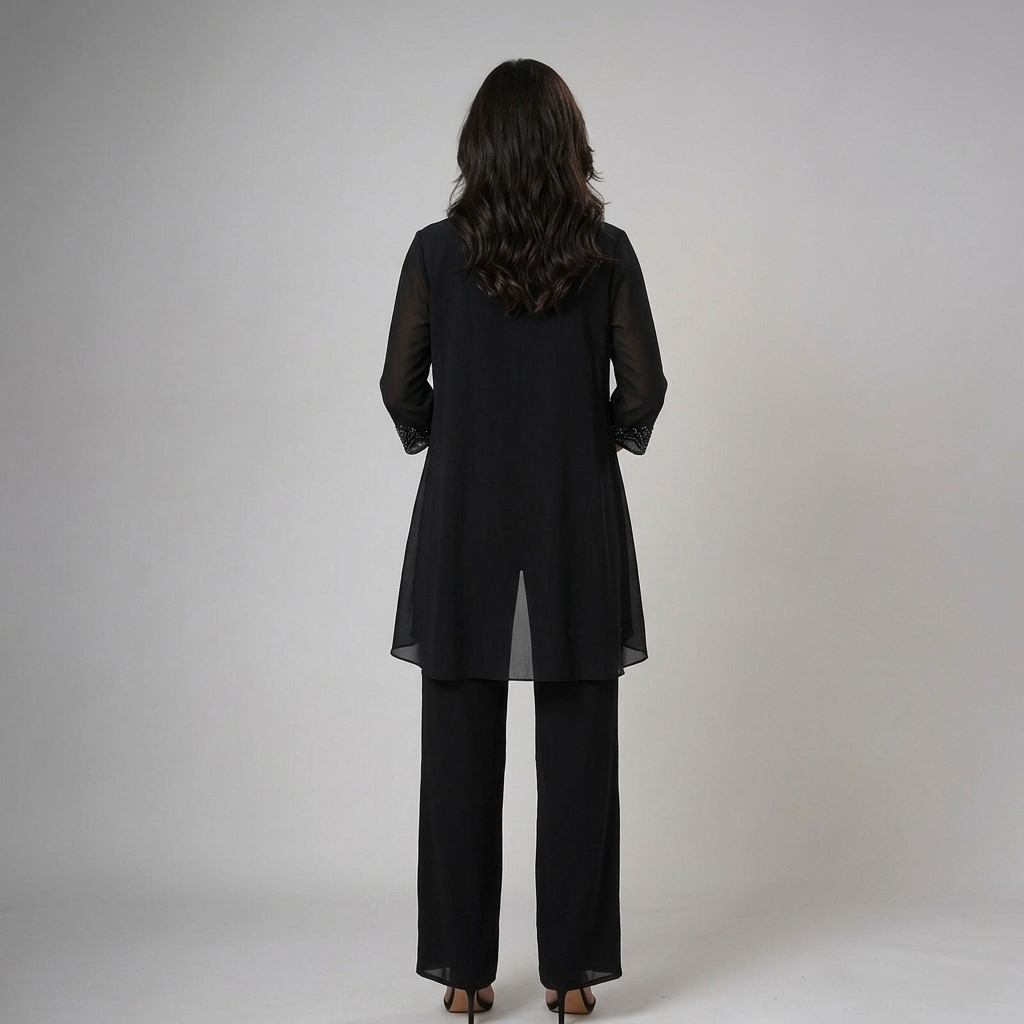 Iva | Elegante conjunto de tres piezas con pedrería