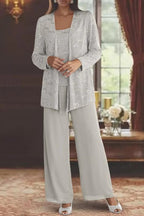 Lunara | Conjunto elegante de tres piezas con pantalón