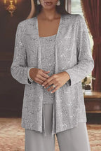 Lunara | Conjunto elegante de tres piezas con pantalón