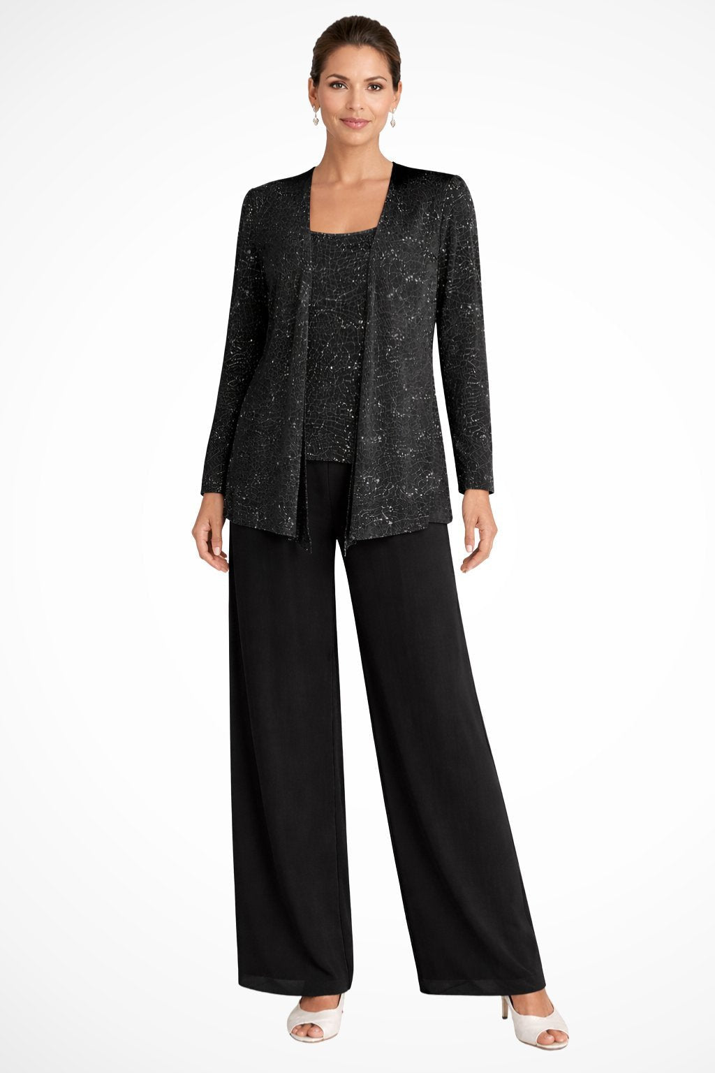 Lunara | Conjunto elegante de tres piezas con pantalón