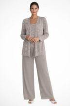 Lunara | Conjunto elegante de tres piezas con pantalón
