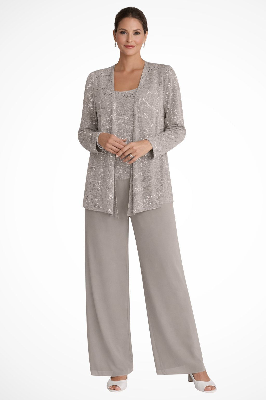 Lunara | Conjunto elegante de tres piezas con pantalón